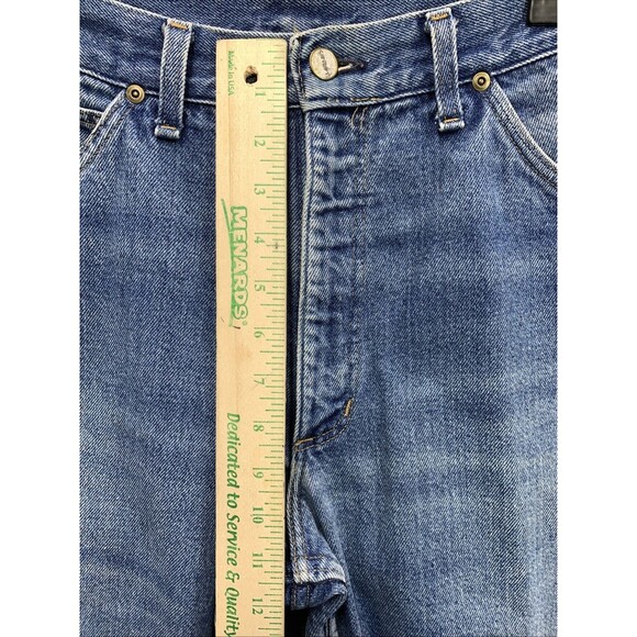 Carhartt Flannel Lined Darkstone Denim Jeans ACTUAL 36x28 Work Relaxed Fit Pants - Picture 8 of 16